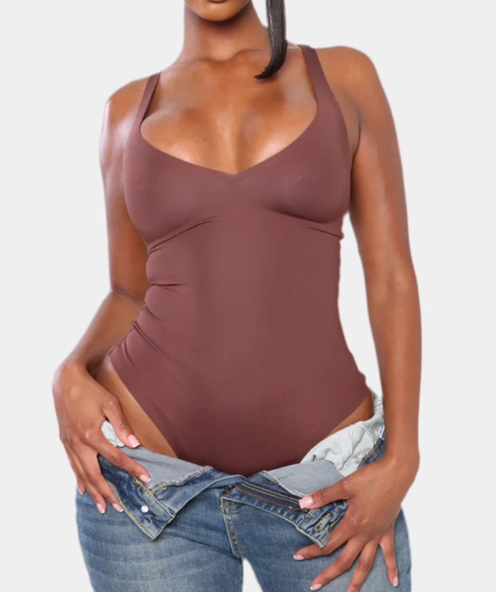 Silqe Plunge Bodysuit